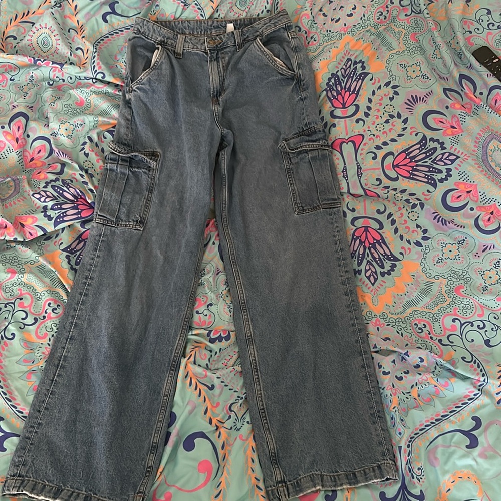 High waisted denim jeans (H&M)